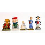 A collection of Wade figures from the Nursery Rhyme series (5):