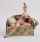 Kevin Francis limited edition lady figure La Femme Fatale pink dress: Boxed.