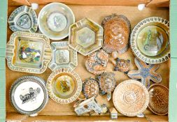A collection of Wade dishes: Including Irish Wade, tortoise, crab etc. (22)