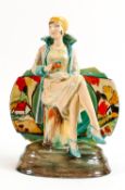 Peggy Davies artists original proof lady figure Afternoon Tea: Boxed.
