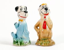 Wade 1960s figures Huckleberry Hound and Yogi Bear (2):