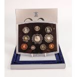 Royal Mint collection of coins The UK 2000 collection: Comprising collection of 10 proof coins in
