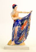 Peggy Davies figure Persian Dancer 197 of 500: Limited edition figurine by Geoff Blower / Victoria