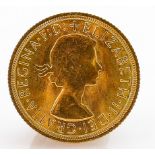 22ct gold Full Sovereign dated 1968: In excellent condition.