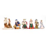 A collection of Wade figures: From the Beauty and the Beast collection. (6)