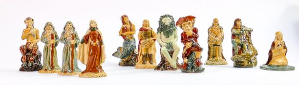 A collection of Wade figures from the Camelot series (11):
