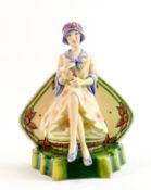 Kevin Francis limited edition lady figure Charlotte Rhead: Boxed with cert.