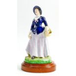 Reg Johnson & Sons hand painted figure Gabrielle: Country pastimes limited edition 41/1500. Standing