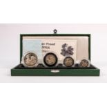 A collection of Royal Mint Silver proof coins: 1997 silver proof Britannia collection, all with
