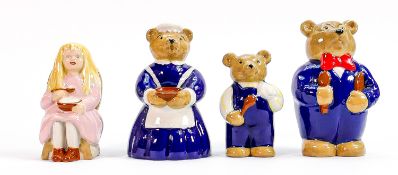 A collection of Wade figures Goldilocks & the Three Bears: (4)