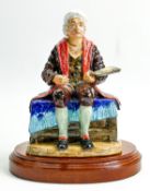 Reg Johnson hand painted figure Rembrandt: This is possibly a trial figure as we can find no