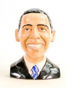 Kevin Francis Peggy Davies figure Barack Obama: By Ray Noble, limited edition 15/500.