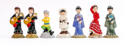 A collection of Wade Children of the World figures (7):