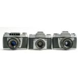 Exa 35mm film camera to include: Exa 11b, Exa 1 & Exa II. (3)