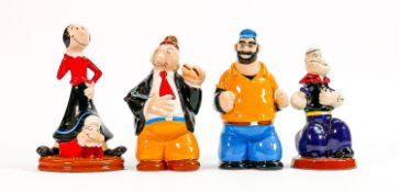 A collection of Wade figures from the Popeye collection (4):