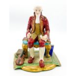 Reg Johnson character figure Wolfgang Amadeus Mozart: Hairline crack noted to head.