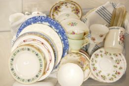A mixed collection of Floral Tea & Dinner ware to include: Royal Albert Winsome patterned saucers,