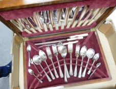 1950's Cutlery Canteen & Contents: