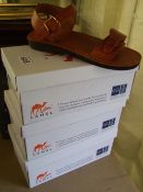 Camel branded sandals x 3 pairs: size 40.