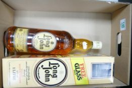 Two 1 Litre Bottles of Long John Blended Whisky: