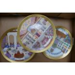 Royal Doulton Limited Edition Jewish Theme Rack Plates(3):