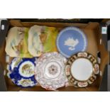 A mixed collection of decorative Rack Plates to include: Royal Doulton Seriesware, Wedgwood