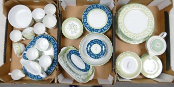 A large Collection of Wedgwood Alpine Patterned Modern Tea & Dinnerware to include: Tea set,