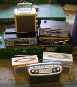 A collection of 6 various Robert's radios: A505 etc together with 2 modern radios (8).