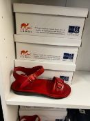 Camel branded sandals x 3 pairs: size 39.