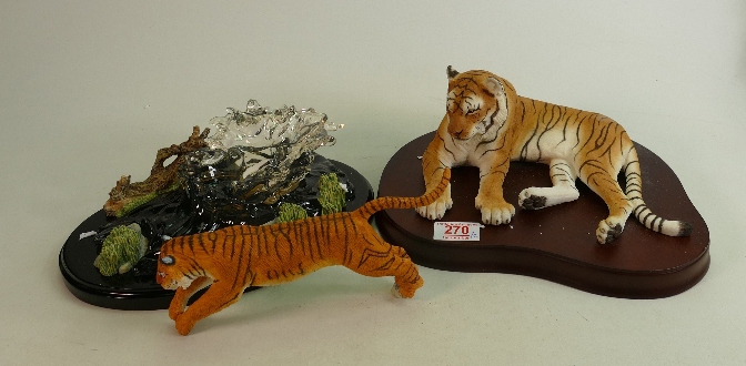 Lenox Limited Edition Figure River of the Tiger: together with similar unbranded item(2)