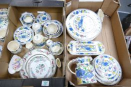 A collection of Masons Regency Patterned items to include: large water jug, dinner plates, side