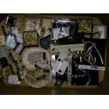 A good collection of quality costume jewellery: including 'Napier' branded items (1 tray).