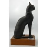 1960's Detroit Institute of Arts Reproduction of Egyptian God The Sacred Cat of Bast: Marked