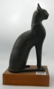 1960's Detroit Institute of Arts Reproduction of Egyptian God The Sacred Cat of Bast: Marked
