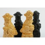 Large Boxed Chinese Theme Plaster Chess pieces: