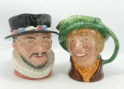 Royal Doulton Large Character Jugs Arriet & Beefeater(2)