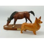 Beswick Spirit of Nature & Large Corgi Dog(2):