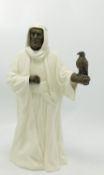 Minton Cream & Bronze Figure The Sheikh: