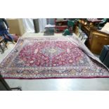 Very Large Hand Made Afgan Rug: 395 x 304cm