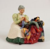 Royal Doulton Character Figure The Wardrobe Mistress HN2145: neck restuck