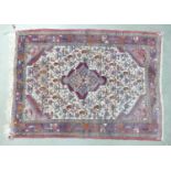 Hand Made Afgan Rug:(only one side tassled) 148 x 106cm