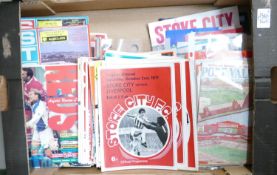 Football programmes in excess of 162 x 1950s to 1980s Stoke Port Vale & others: A life time
