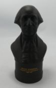 Wedgwood black basalt bust of George Washington: