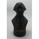 Wedgwood black basalt bust of George Washington: