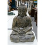 Large Decorative Resin figure of Buddha: height 50cm