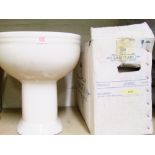 Sanitan branded toilet base and cistern: