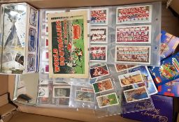 World Footballers of Tomorrow album: together with Cadet Sweets cards and bubble-gum cards etc, (1