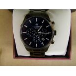 Boxed Accurist 7137 Chronograph Mens Watch : RRP £129, links removed but present, purchased by