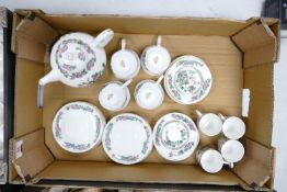 A collection of Royal Grafton & Salisbury Indian Tree Patterned Tea Ware: