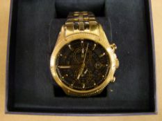 Boxed Festina World Timer Chronograph Mens Watch : RRP £179, links removed but present, purchased by